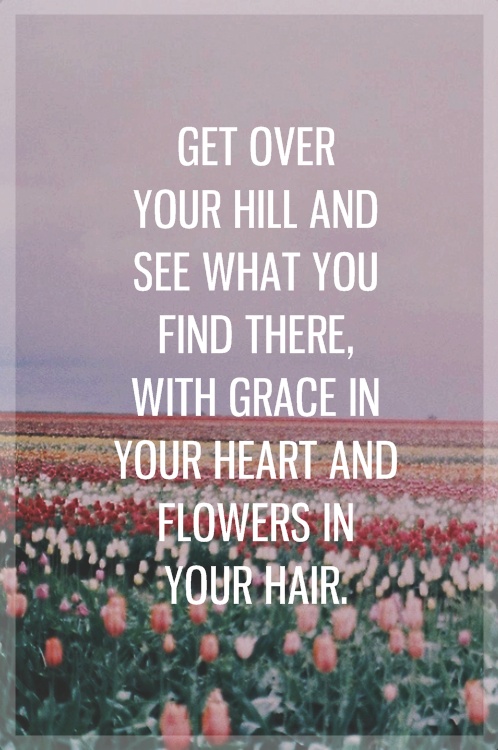 Grace in your Heart and Flowers in Your Hair- Mumford and Sons - Estuary  Designs